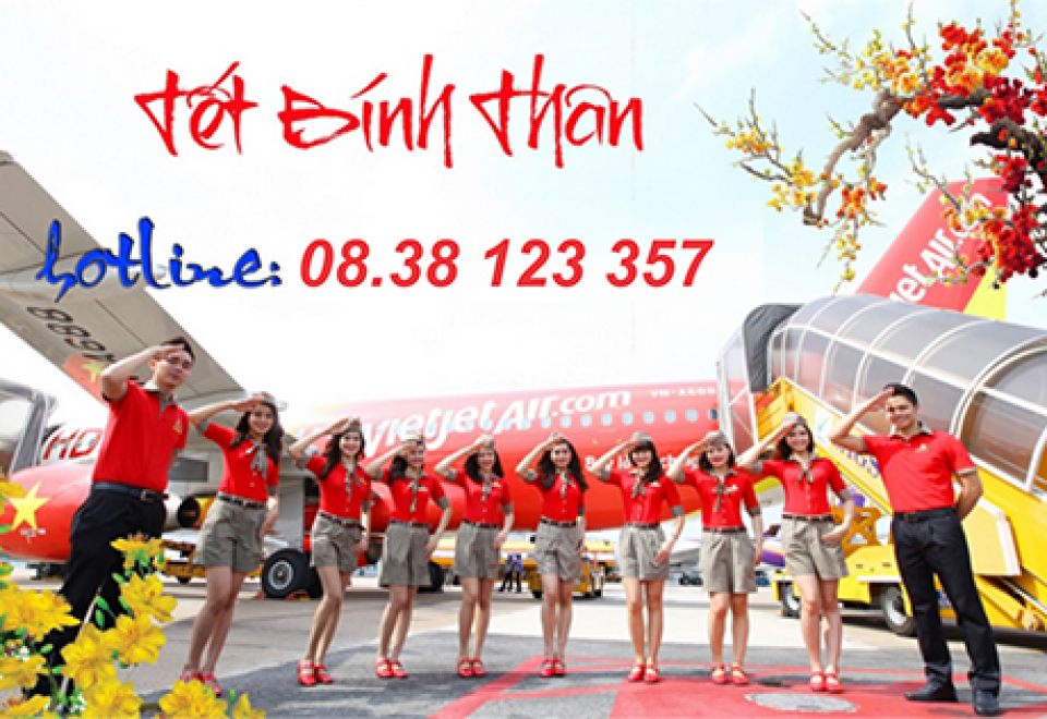 Vietjet Air mở bán vé Tết Âm Lịch 2016
